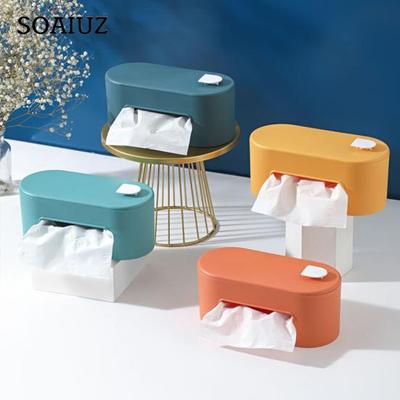 Scatola per fazzoletti senza perforazione con gancio Scatola per tovaglioli con decorazione da tavolo in PET per la casa