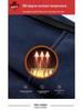 Plus Size Men's Fleece Stand Collar Vest - Autumn/Winter Loose Fit