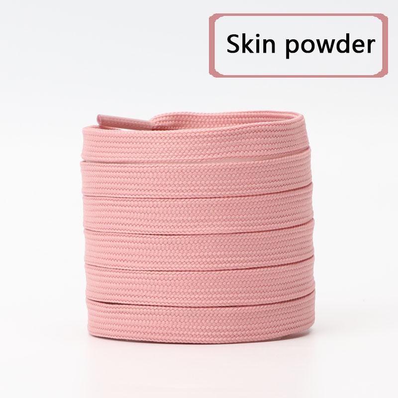 1Pair/3Pair New 0.8cm Wide Flat Durable Shoelace Suitable for A Variety of Shoes Solid-color High-quality Shoelaces
