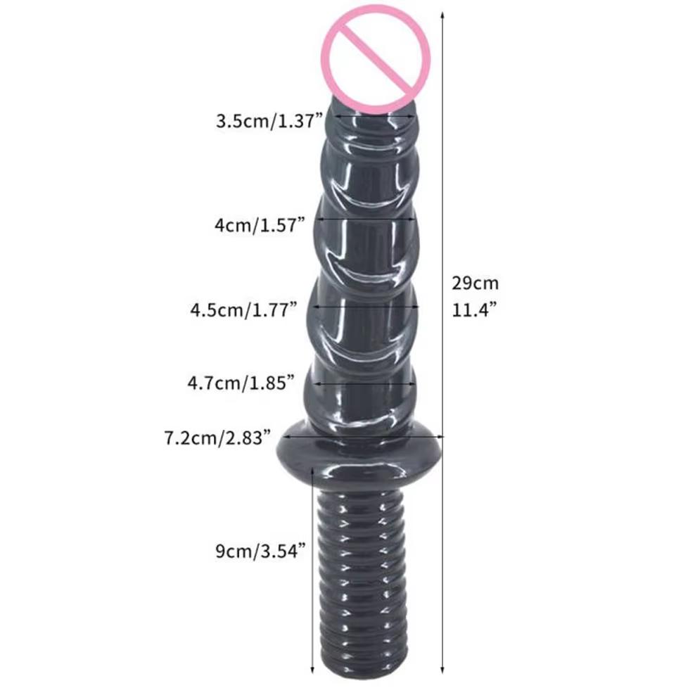 FAAK Dual Layer Silicone Realistic dildo Screw Handle Penis with Sucker Sex Toys For Women Vagina Anal Stimulate Sex Shop