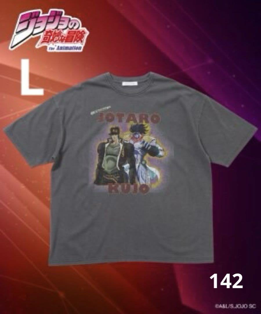 

[USED] JoJo s Bizarre Adventure Freak s Store Jotaro Kujo & Star Platinum T-shirt L