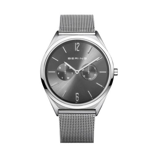 

BERING Men s & Women s (Unisex) Analog Quartz Ultra Slim Collection Watch with Stainless Steel Strap and Sapphire Crystal (17140-009). Officially Impo