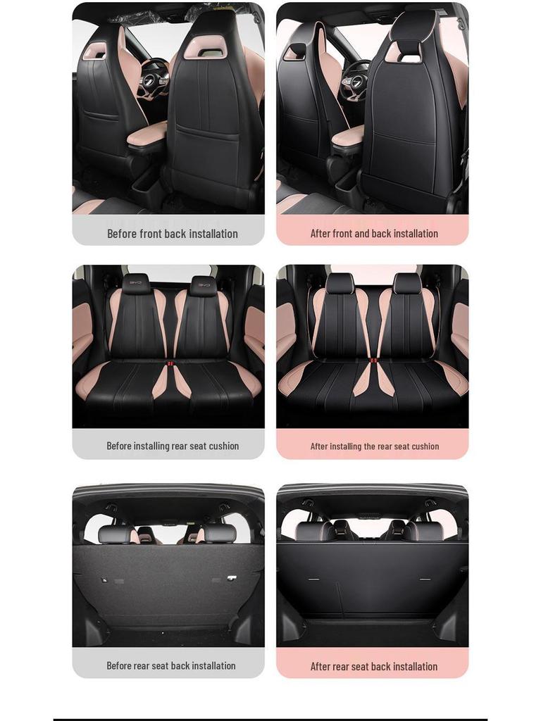 BYD Seagull Full Coverage Car Seat Cover - Universal Fit for Four Seasons, 2023 Model, Five-Seater