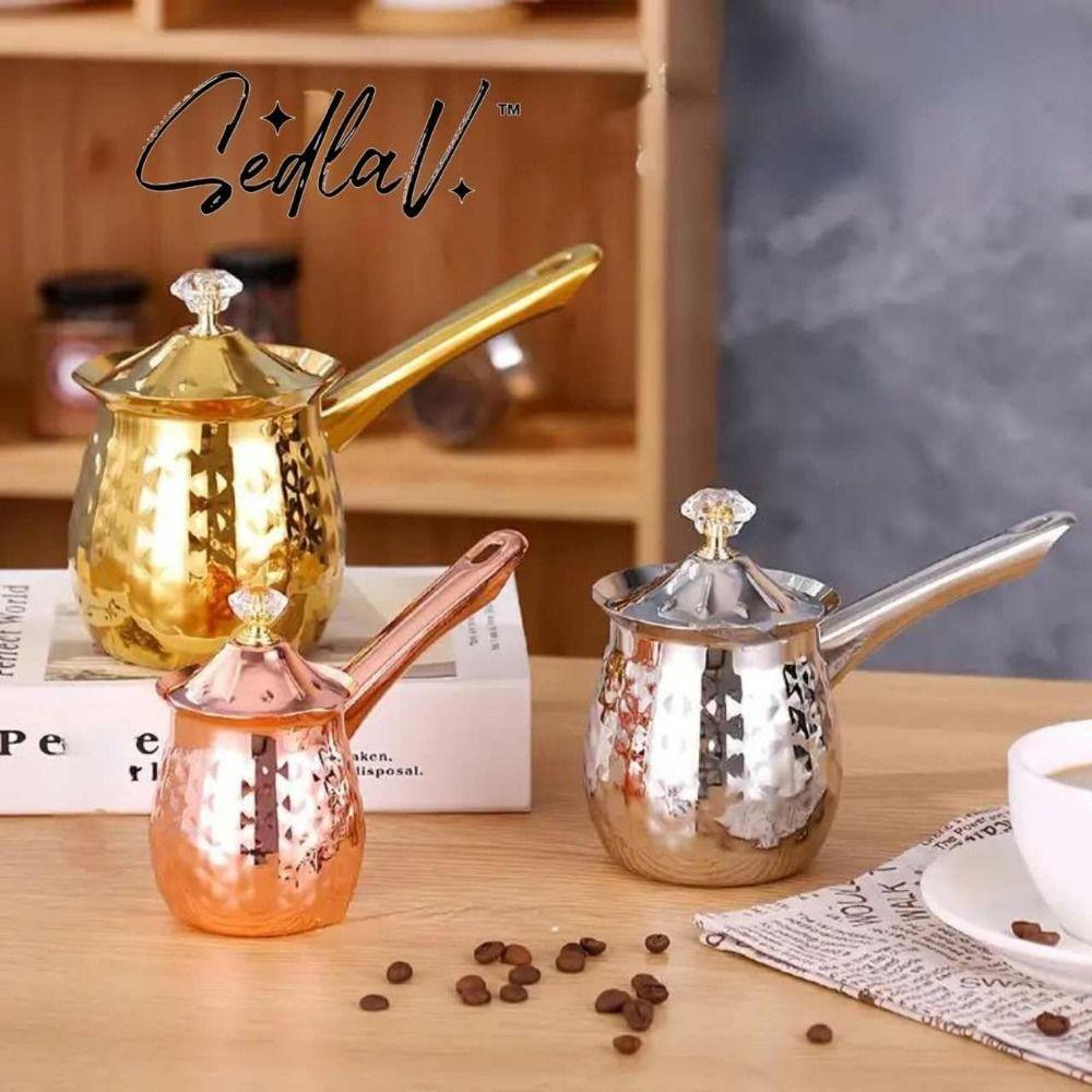 Stable Melting Jug Handcrafted Heating Pot Durable Turkish Coffee Pot  Milk