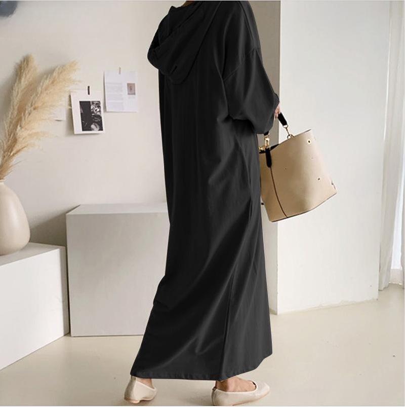 Women's New Fashion Sexy Long Shirt Dress Sweatshirt