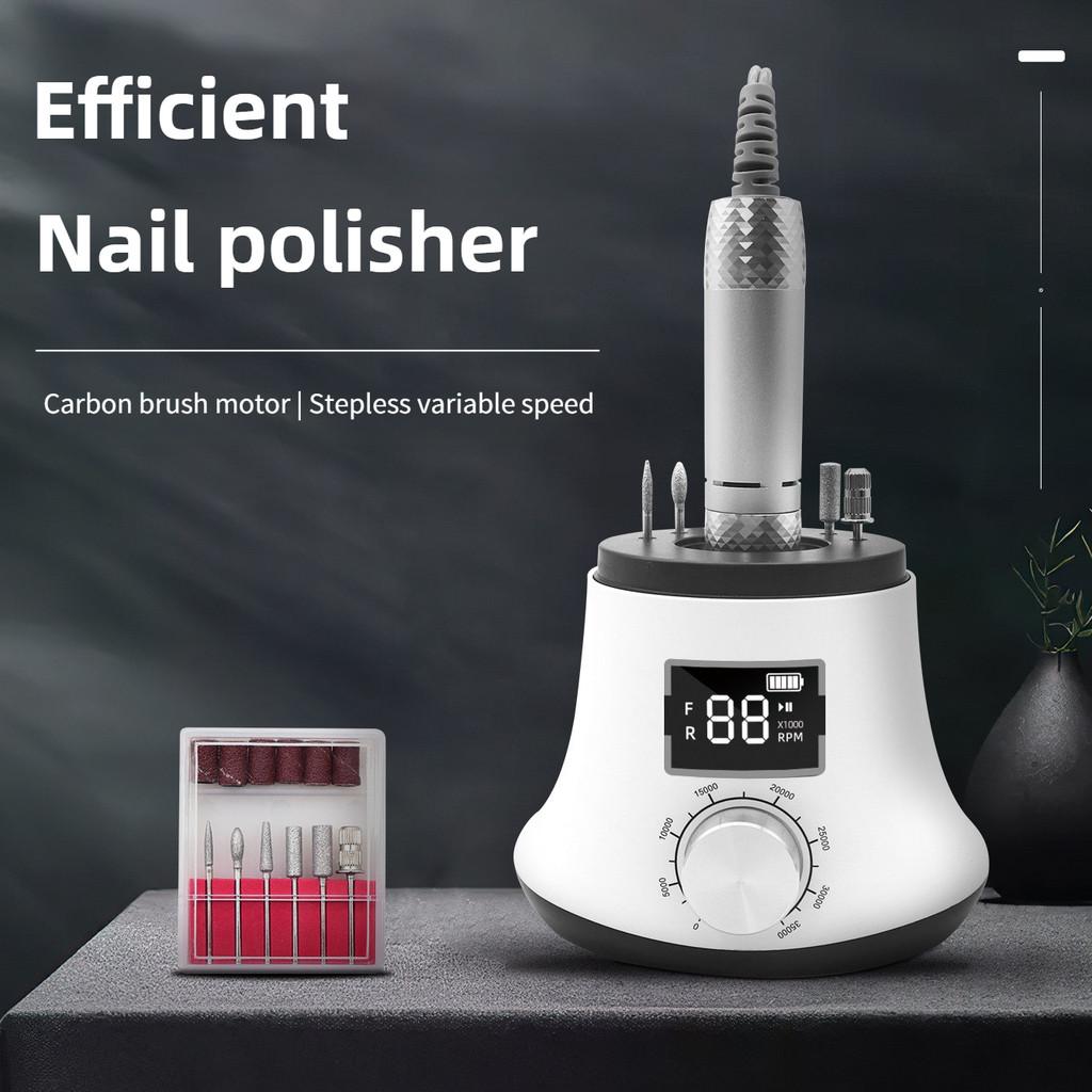 High Power Nail Polish Machine Portable Rechargeable Nail Polishing Pen Professional Nail Salon Nail Grinding Machine
