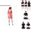 Yumeikeshi Women's Halloween Cosplay Costume Blood Nurse Maid Doctor Outfit