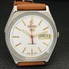 Seiko 5 AUTOMATIC VINTAGE 6309A JAPAN MENS WHITE COLOR DIAL WATCH A702624-1