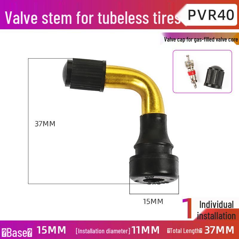 Electric Scooter Three-Wheeler Bent Valve Stem for Vacuum Tires