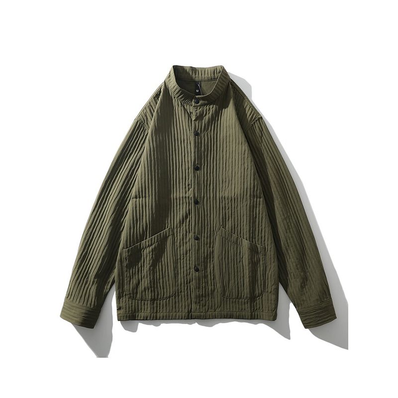 Issey Miyake Style Pleated Mountain-Style Functional Jacket for Men, Spring and Summer Thin Stand-Collar Jacket, Foreign Trade Men's Clothing Top