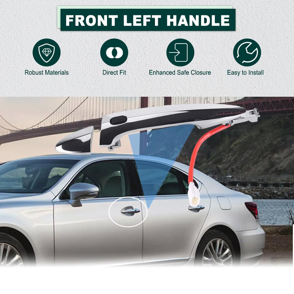 Car Front Left Right Side Exterior Door Handle for Lexus ES350 Base 2007 2008 2009 2010 2011 2012 69210-33090
