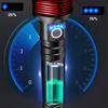 Outdoor Mini Flashlight Chargable Telescopic Zoom Flashlight For Working