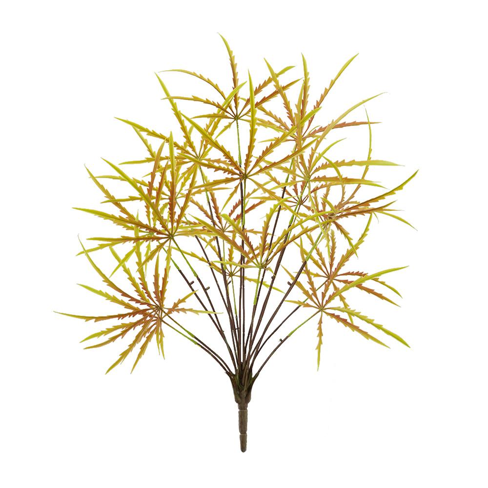 

Почти Натуральное Павлинье Дерево с 18 Листьями Большое Искусственное Растение Искусственное Дерево для Внутреннего Наружного Осеннего Декора Украшение Дома жёлтый