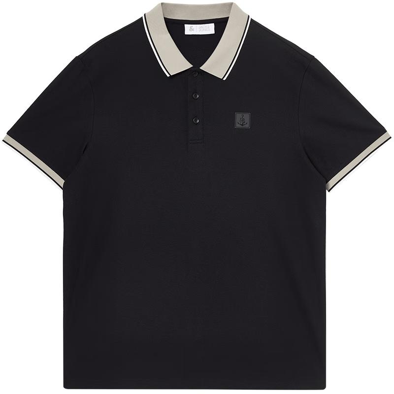 Jack&Jones Men s Patterned Stripe Polo T-Shirt XXXL