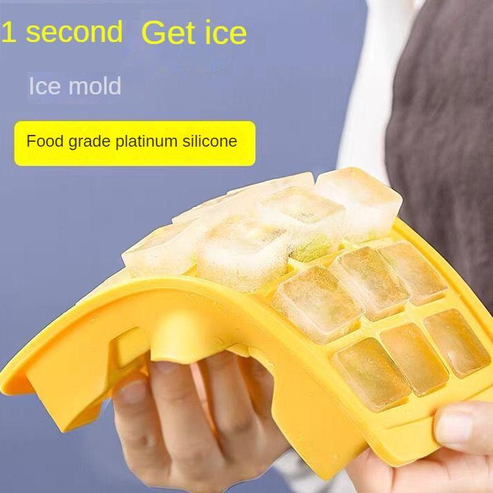 Forma do kostek lodu z żelu krzemionkowego, jadalna, domowej roboty kostka lodu, mała kostka lodu, kreatywna, zamrażarka.