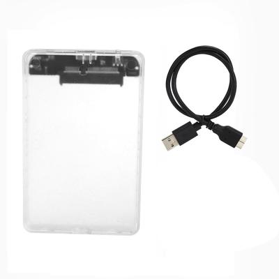 Caixa Externa para Disco USB3.0 SATA para Disco Rígido 2.5in HDDSSD Caixa de Proteção para Armazenamento (Não