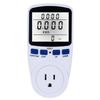LCD Display Electricity Usage Power Meter Socket Energy Watt Volt Amps Wattage KWH Consumption Analyzer Monitor Outlet--with Backlight AC230V.250V