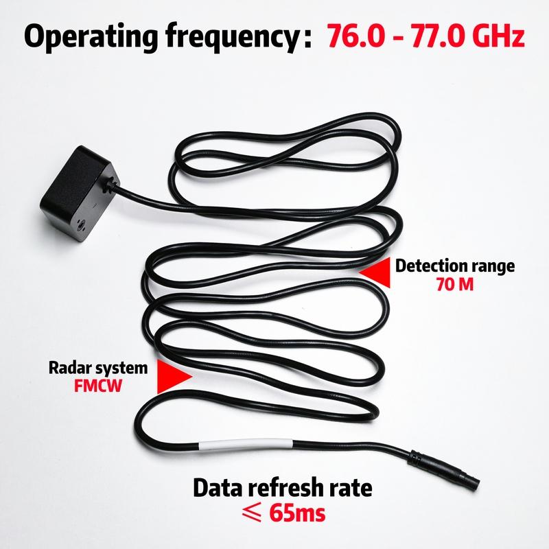 Manufacturer Black BSD500 speed sensor for Vehicle blind spot monitoring of vehicles/motorcycles speed radar
