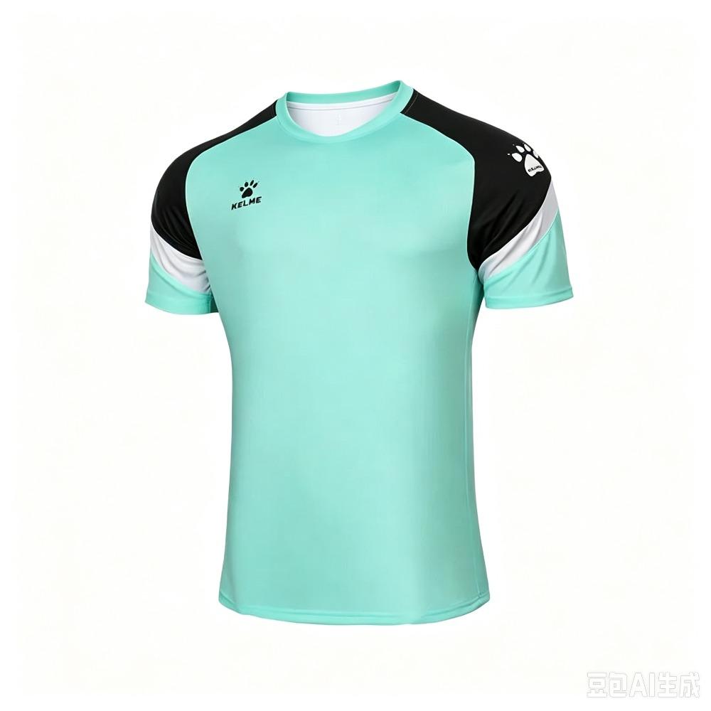 KELME Men Short‑Sleeve Soccer Jersey Quick‑Dry Breathable Sports T‑Shirt Adult Football Training Tee Athletic Sportswear