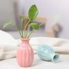 Ceramics Flower Vase Nordic Hydroponics Vases Creative Room Decor Mini Flower Plant Bottle Pots Table Ornament Colorful Vase