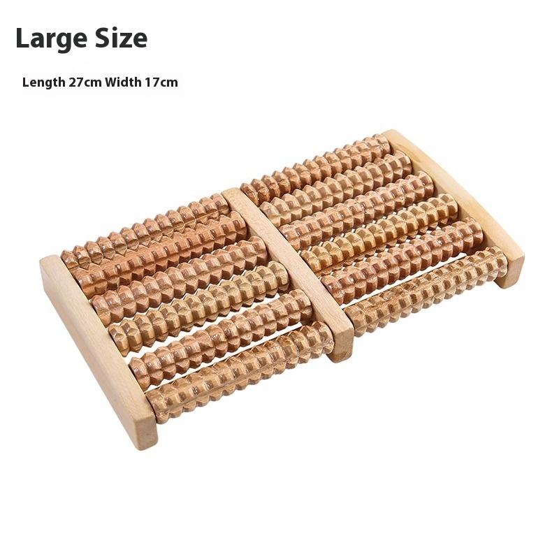 Fitness Health Care Foot Massager, Wooden Reflexology Stress Relief Device, Vibrant Color Pain Relief Massage Roller-1PC