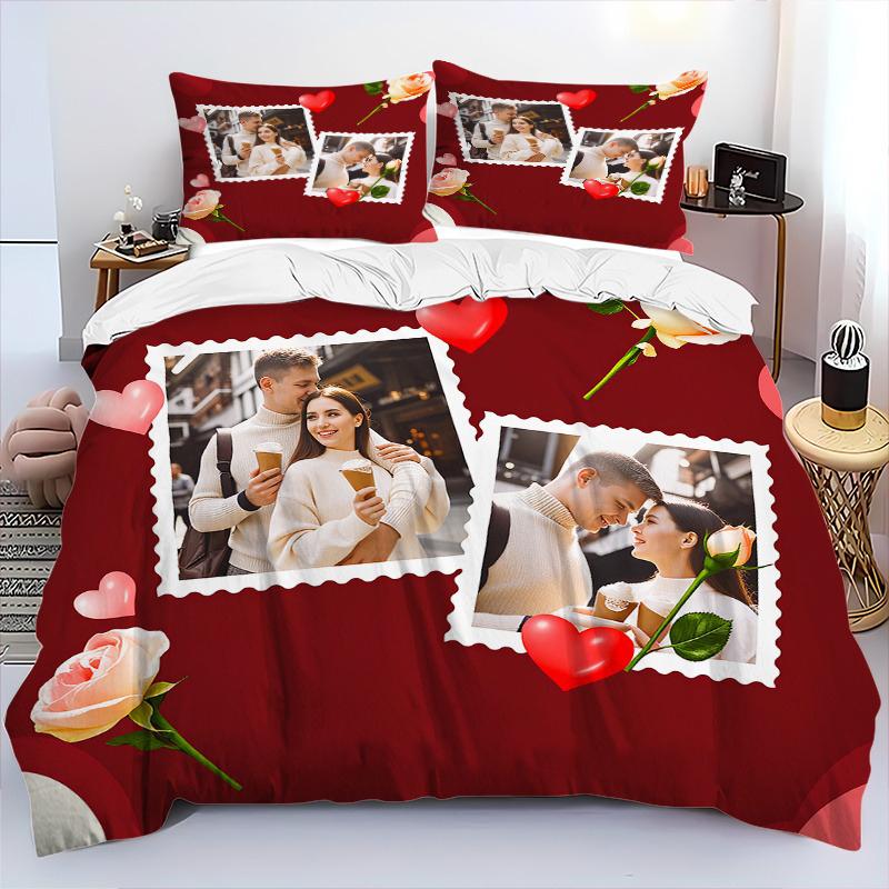 Customized images Duvet Cover Set Comforter Bedding Set 3D Children'S Quilt Cover King Size Bedroom Comforte Cute Printed