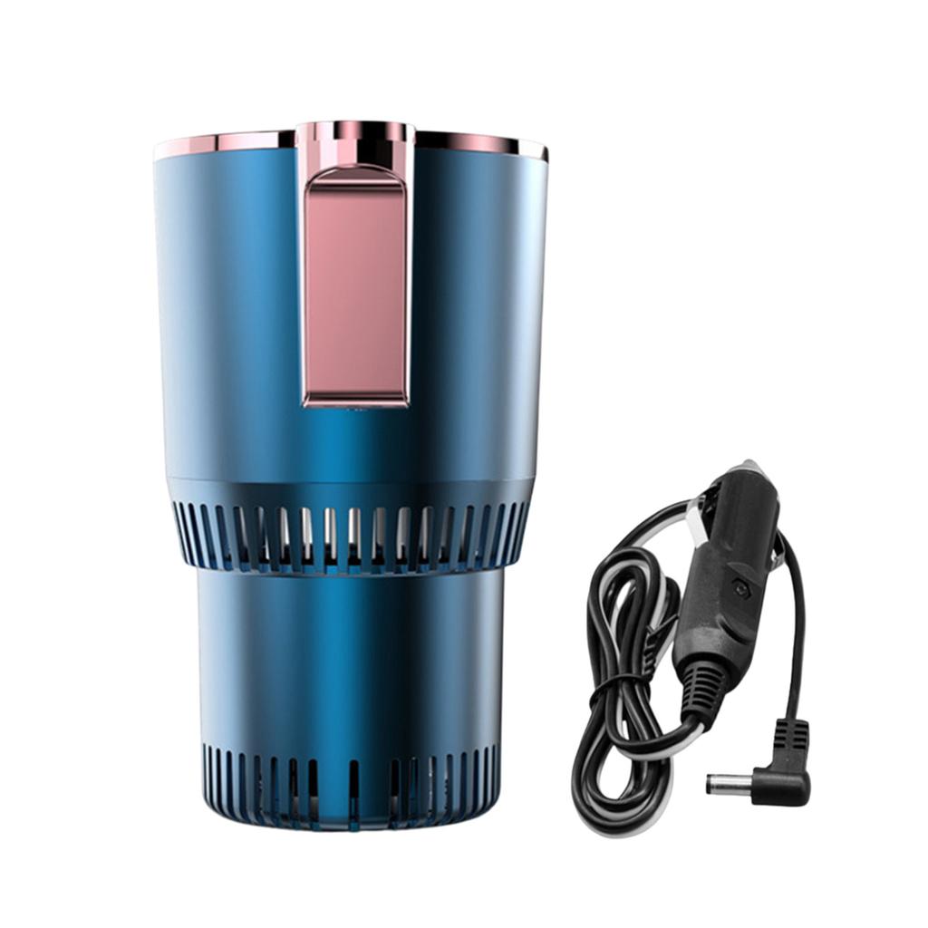 Smart Car 2-In-1 Hot And Cold Cup Drinks Holder Home Fast Refrigeration Cooling/Heating Mini Touch Screen Beverage Mug Drink Can