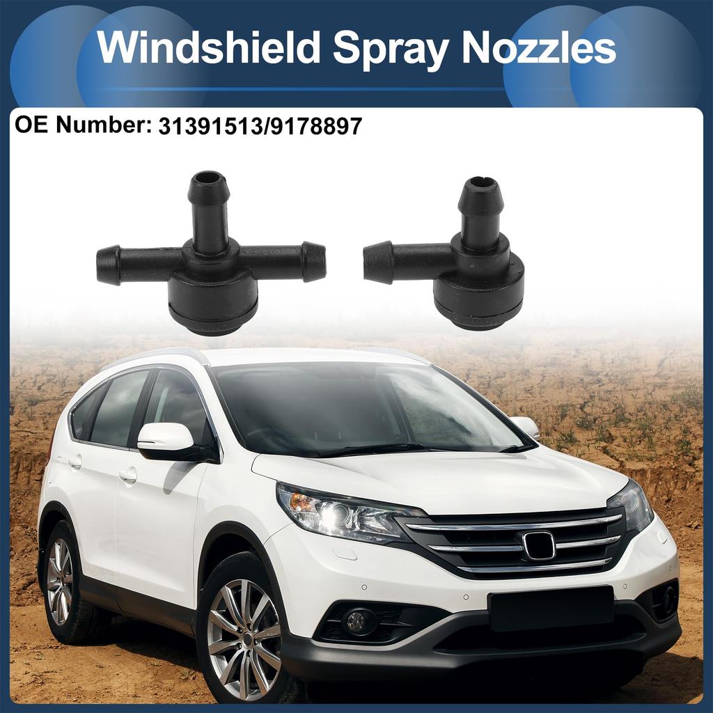 INFINAUTO Front Windshield Washer Nozzle Front Window Spray Nozzle with