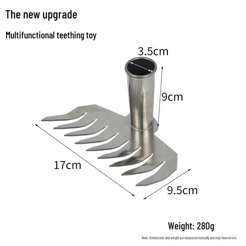 Многофункциональная зубчатая грабля из нержавеющей стали для садоводства