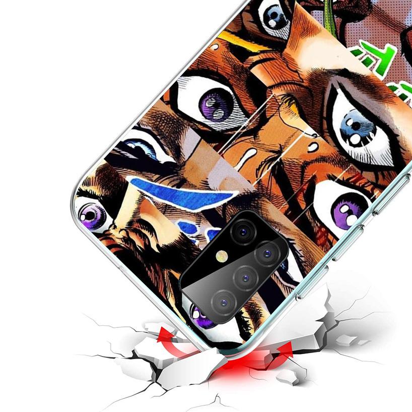 All JoJo's Bizarre Adventure Phone Case For Samsung Galaxy A52 A32 A22 A12 A51 A31 A50S A30S A20S A10S Note 20 Ultra 10 Plus S10