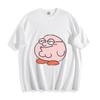 Round Pink Character T-Shirt - Cute and Funny Unisex Tee