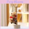 Plush Marmot Toy Cartoon Soft Short Plush Keychain Bag Pendant For Kids And Collectors