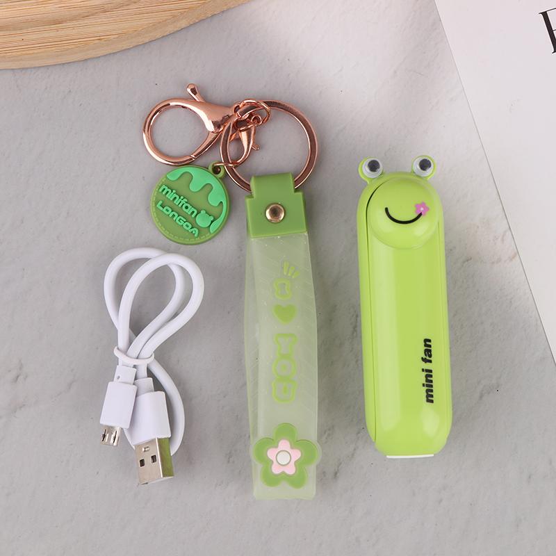 

Креативный брелок-вентилятор в форме животного, складной, со скрытым переключателем-лезвием, для использования на открытом воздухе, с веревкой, пряжкой для сумки, вентилятор