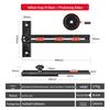 Multi-Shape Splicable Hole Punch Ruler: Automatic Click Point Multi-Functional T-Square for Woodworking