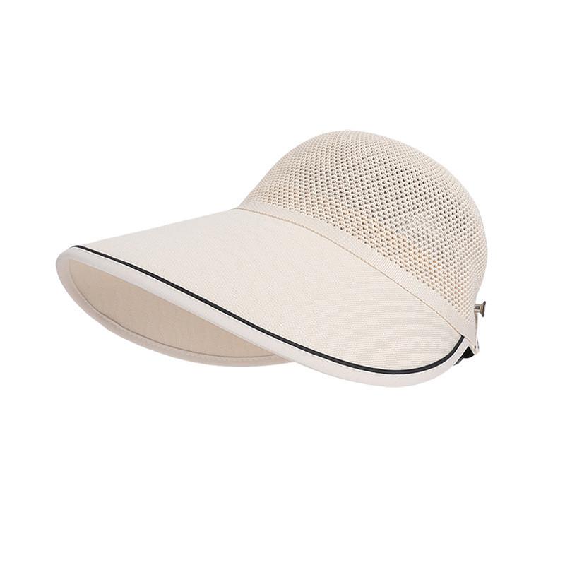 Summer Breathable Sun Hat With Wide Brim For Outdoor Travel And Face Sun Protection