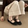 In the autumn of 2025, the new models cover the ancient square head flat Mary Jane shoes, women's versatile bow, shallow mouth single shoes, women's
