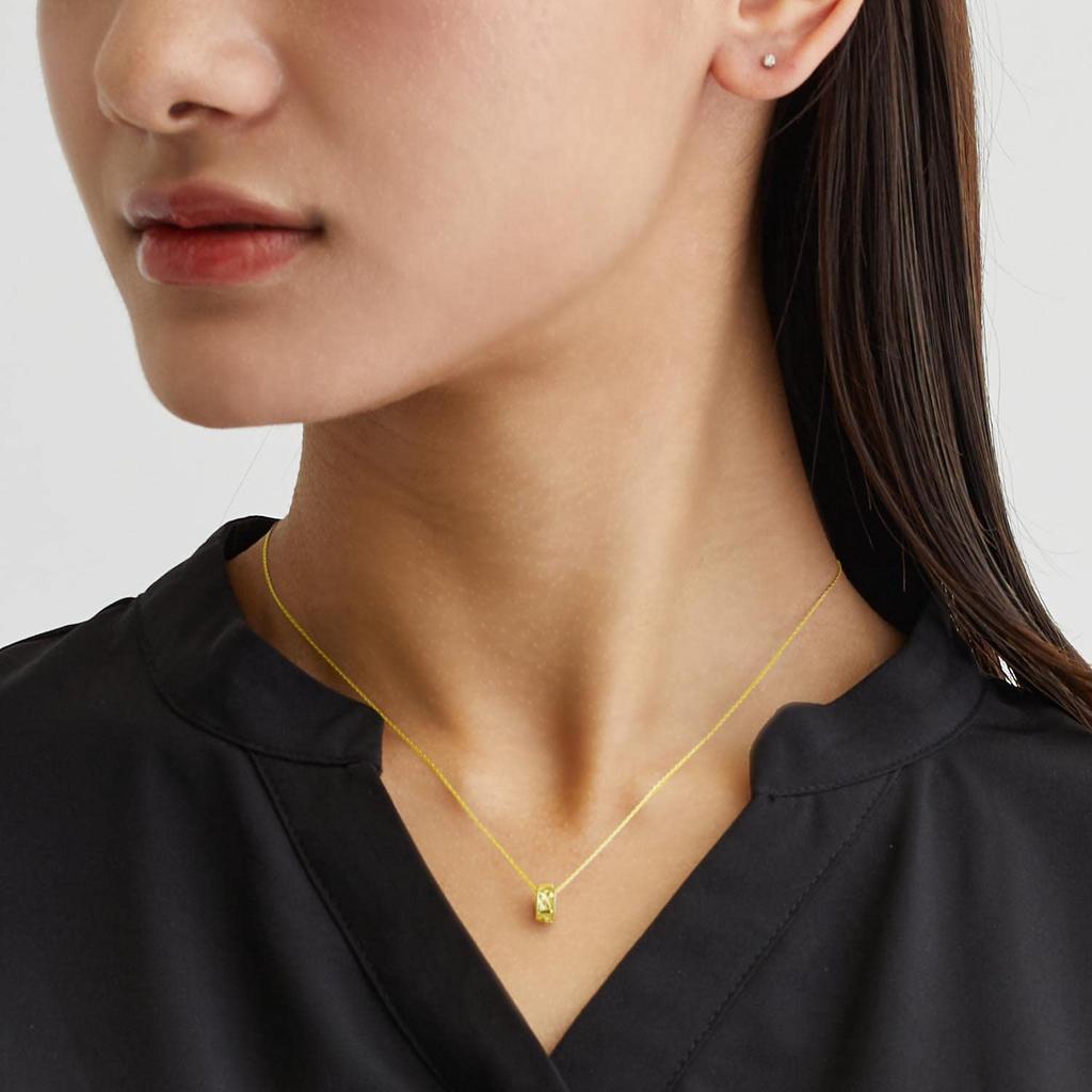 Lala Christie 18K Arabesque Necklace, 0.02ct Diamond, Gold, Ring, lp56-0002-yg