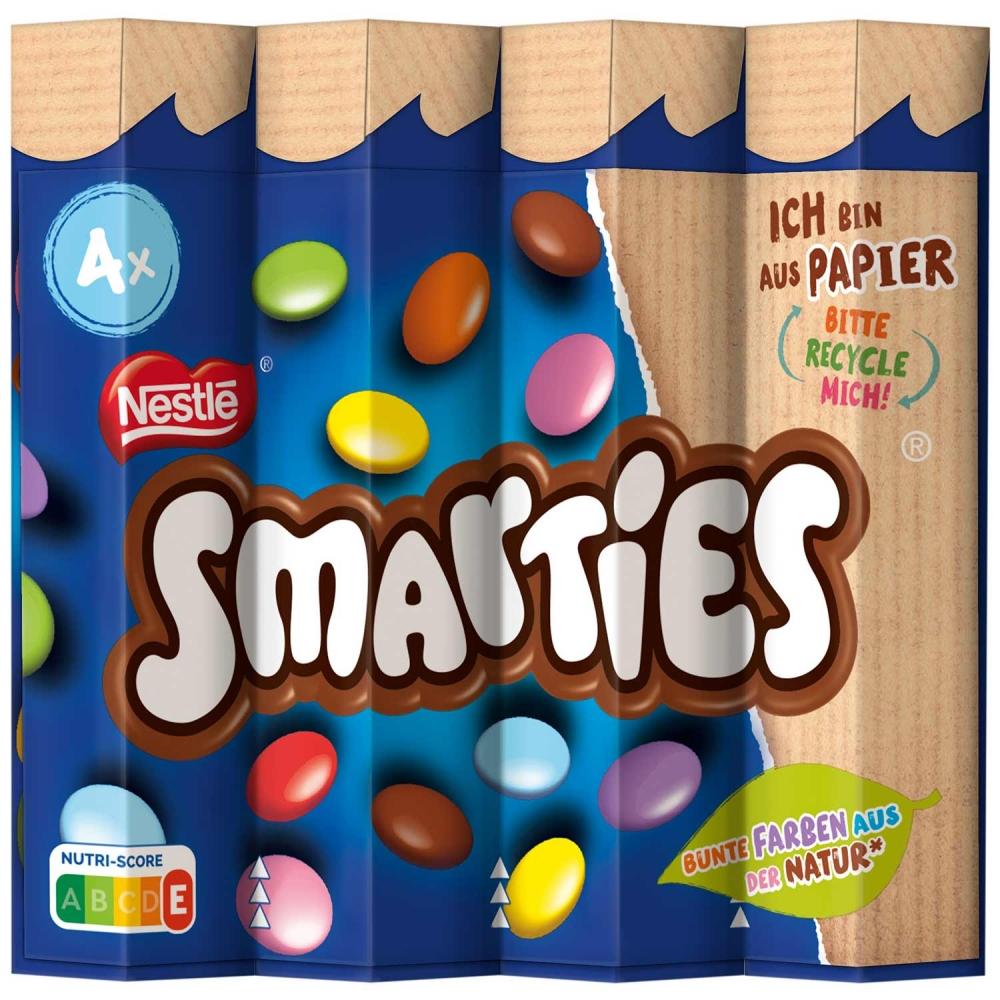 Nestlé Smarties Chocolate 4X34G