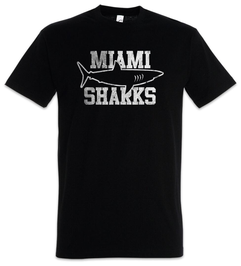 Мужская футболка Miami Sharks Мужские Женские Футболки Топ Любой Футбольной Команды Воскресный Культ На Каждом L