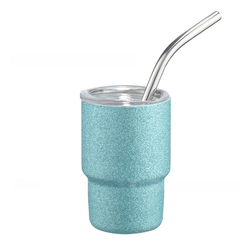 

Double Wall Insulated Coffee Cups Stainless Steel Thermos Cup Portable 3 Oz Tumbler Kids blue