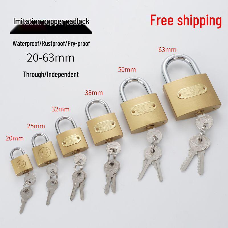 Universal Keyed Alike Padlock - One Key for All Dorm Locks, New User Discount