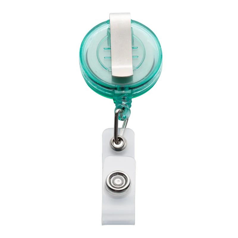 1pc Retractable Pull Badge Holders With Reel Clip Bus Credit Card Case Visit Door Identity Badge Cards Cover Credential Holder