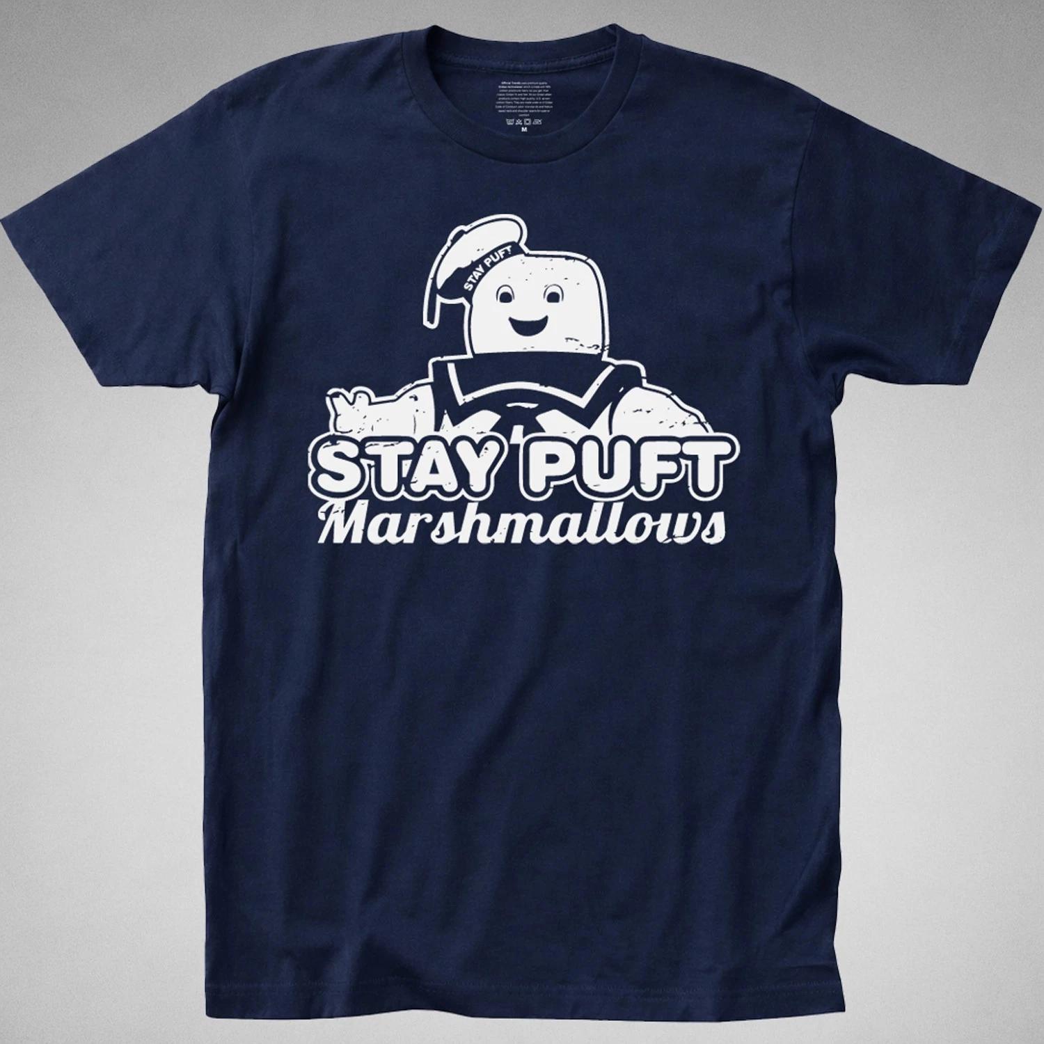 Stay Puft T SHIRT marshmallows puffed man horror movie funny retro 80s movie XL