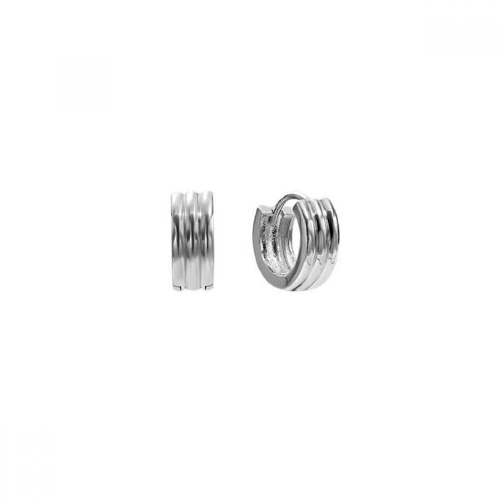 Verte 925 Silver Fort Earring  Silver    deux.Silver.183
