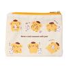 Sanrio Flat Pouch Set of 2 and Muffin Friendship Pom Pom Purin For Ages 3 and Up 613029 (Pudding Time) Cotton/Polyester/Steel
