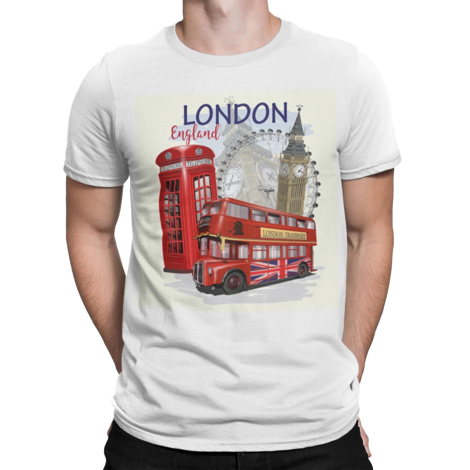 London Visit Travel England Souvenir T Shirt Birthday Funny Gift Uk Britain 4XL