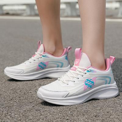 Spring and Summer New Thick-soled Breathable Running Shoes Mesh Sports Shoes Lightweight and Comfortable Casual Shoes