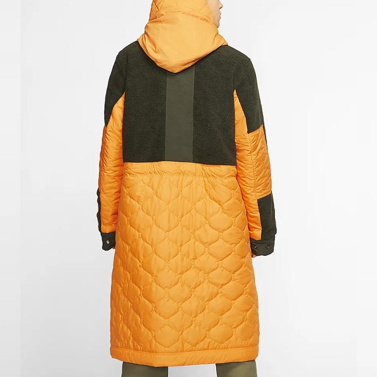 Nike Sportswear Sport Pack Synthetic Fill Drawstring Long Sleeve Parka Men Outerwear Orange BV4798-886