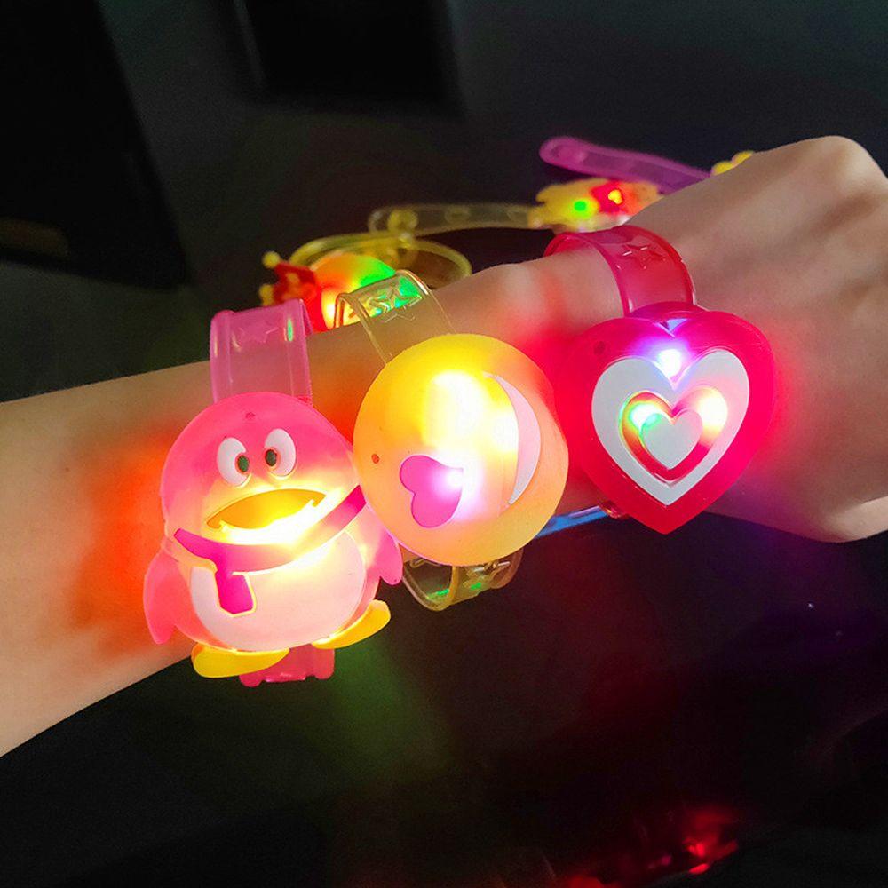Kids Strap Cartoon Figure LED Lights Watch Luminous Watch Child Electronic Strap LED Wrist Band