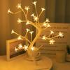 USB LED Cherry Blossom Crystal Tree Lamp for Room Decoration - Rose Flower Light with Colorful Simulated Lights